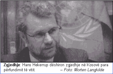Hans Hækkerup, ish-administrator i Kosovës