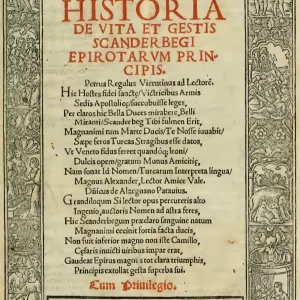 Historia de Vita et Gestis Scanderbegi Epirotarum Principis - Marin Barleti (lat)