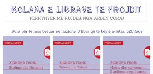 Arben Çokaj - Kolana e librave të Frojdit - 3-libra